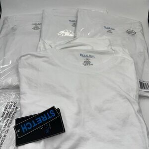 T-shirts (4)‎ Color White Size 2XL Blue Ice Men's Short Sleeve Crew Neck Classic